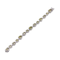 Ouro Verde Quartz Silver Bracelet