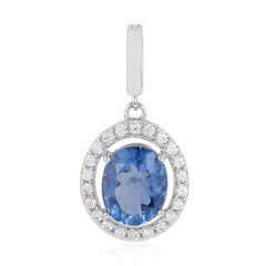 Colour Change Fluorite Silver Pendant