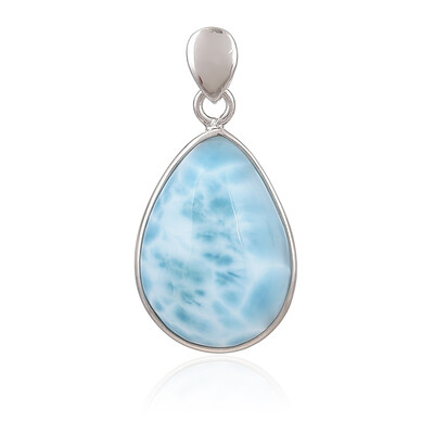 Larimar Silver Pendant