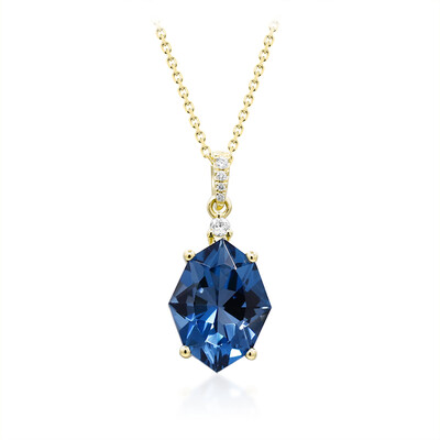14K London Blue Topaz Gold Necklace