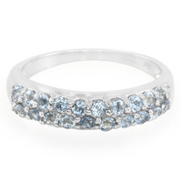 Santa Teresa Aquamarine Silver Ring