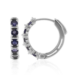 Iolite Silver Earrings