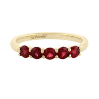 9K Noble Red Spinel Gold Ring (La Revelle)