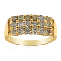 14K SI2 Fancy Diamond Gold Ring (CIRARI)