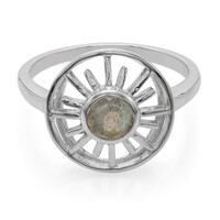 Romanian Spectrolite Silver Ring