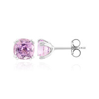 Kunzite Silver Earrings