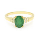 Bahia Emerald Silver Ring