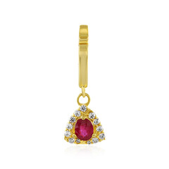 Bemainty Ruby Silver Pendant