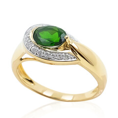 9K Russian Diopside Gold Ring
