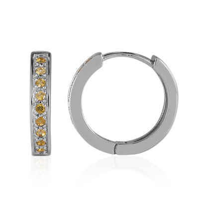 Citrine Silver Earrings