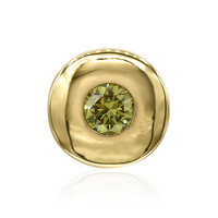 9K VS1 Yellow Diamond Gold Pendant
