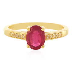 Madagascar Ruby Silver Ring
