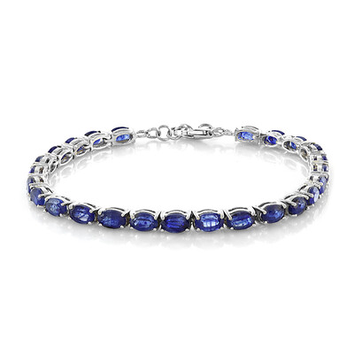 Madagascar Blue Sapphire Silver Bracelet