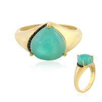 Amazonite Silver Ring