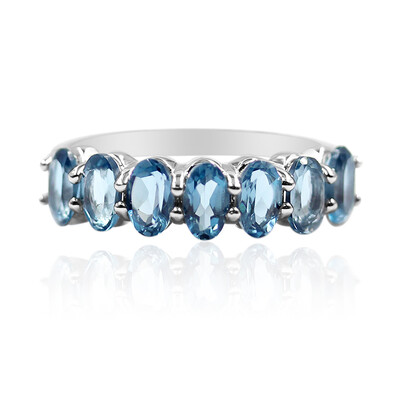 London Blue Topaz Silver Ring
