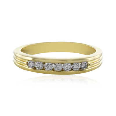 9K Flawless (F) Diamond Gold Ring (LUCENT DIAMONDS)