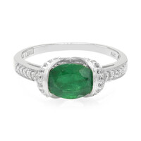Bahia Emerald Silver Ring