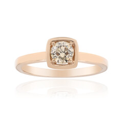 9K VS1 Argyle Rose De France Diamond Gold Ring