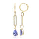 14K AAA Tanzanite Gold Earrings (CIRARI)