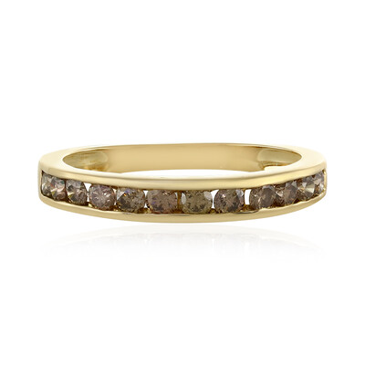 9K I1 Brown Diamond Gold Ring