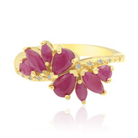 Ruby Silver Ring