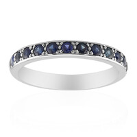 Blue Sapphire Silver Ring