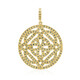 Fancy Diamond Silver Pendant