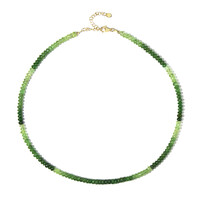 Tanzanian Tsavorite Silver Necklace