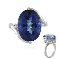 Cobalt Blue Topaz Silver Ring