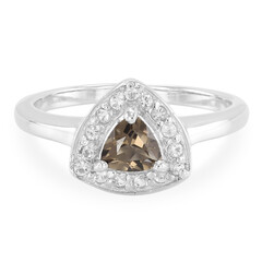 Smoky Quartz Silver Ring