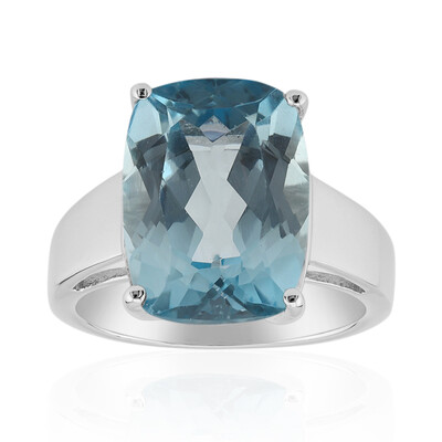 Sky Blue Topaz Silver Ring
