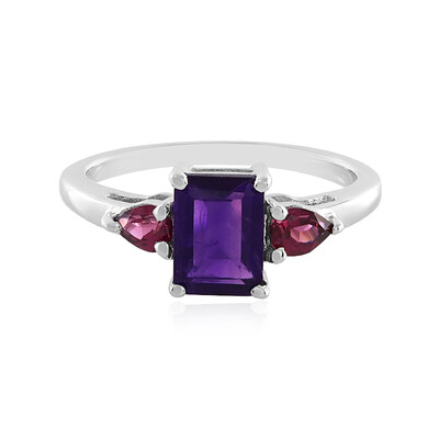 Zambian Amethyst Silver Ring