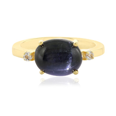 Indian star diopside Silver Ring