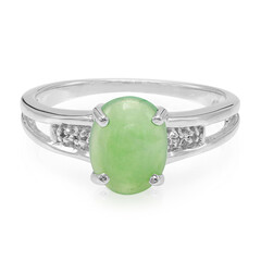 Imperial Chrysoprase Silver Ring