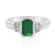 Bahia Emerald Silver Ring