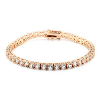 White Topaz Silver Bracelet