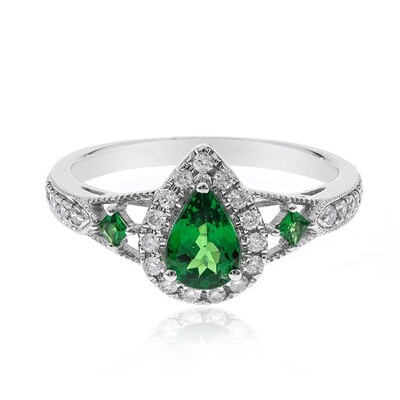 14K AAA Tsavorite Gold Ring (CIRARI)