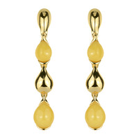 Baltic Amber Silver Earrings