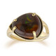 9K Fire Agate Gold Ring
