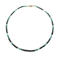 9K Indicolite Gold Necklace