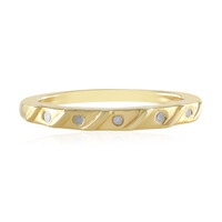 I2 (I) Diamond Silver Ring