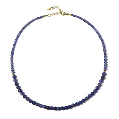 Tanzanite Silver Necklace