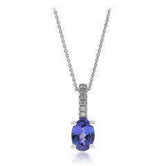 10K Tanzanite Gold Necklace
