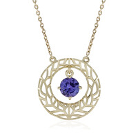 9K AAA Tanzanite Gold Necklace (Ornaments by de Melo)