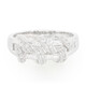 White Topaz Silver Ring
