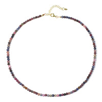 Fancy Sapphire Silver Necklace