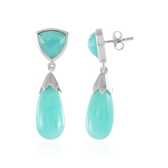 Amazonite Silver Earrings