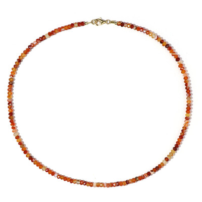 Carnelian Silver Necklace