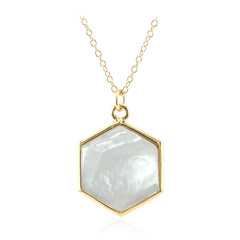 Mother of Pearl Silver Necklace