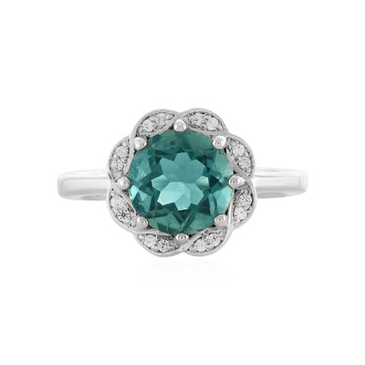 Esperanza Fluorite Silver Ring